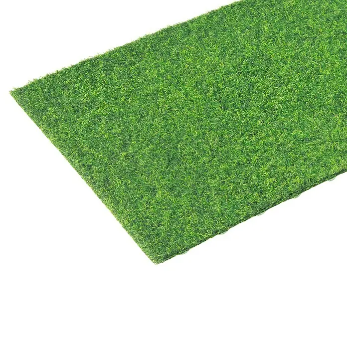 Kunstrasen Meterware Green - Breite: 200 cm, Ohne Noppen, Grün