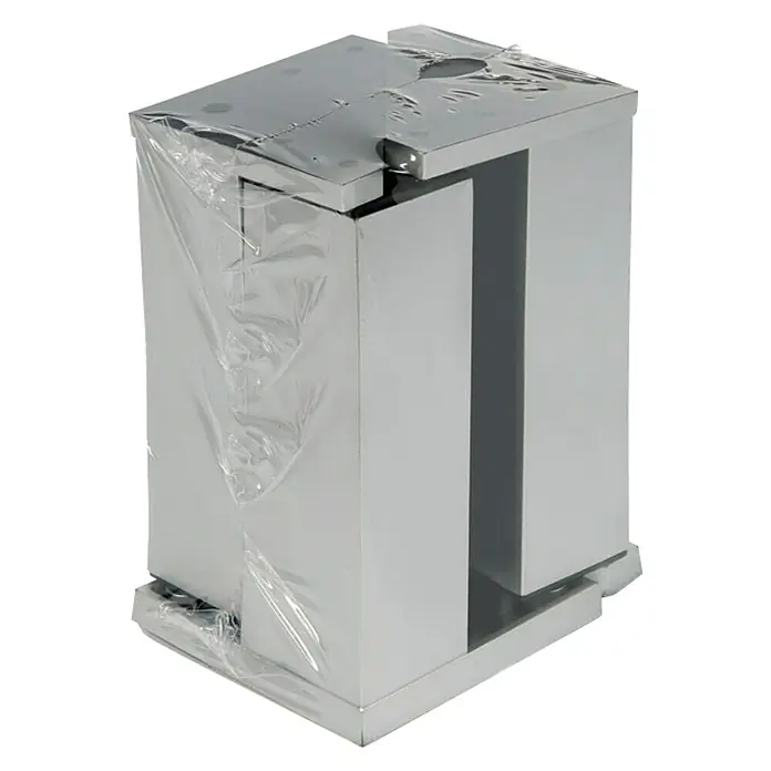 Komplet nožica za namještaj - 40 x 40 x 150 mm, Aluminij, Plastika, Nosivost: 150 kg, 4 kom - Pogled sprijeda