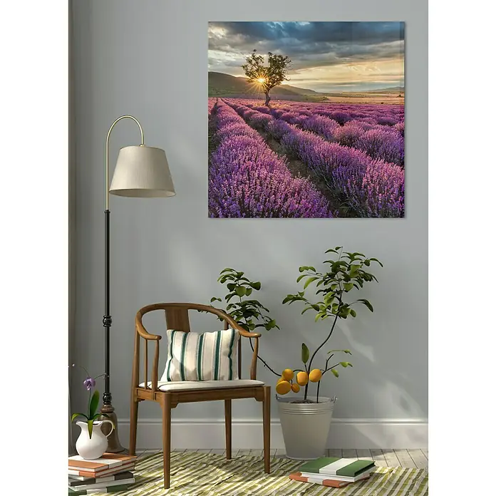 ProArt Glasbild - Silence, B x H: 80 x 80 cm - Stimmungsaufnahme