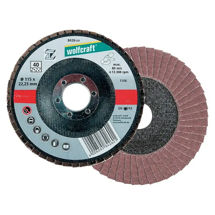 Alpha Tools Schleifteller - Durchmesser Bohrung: 22,23 mm, Material: Korund