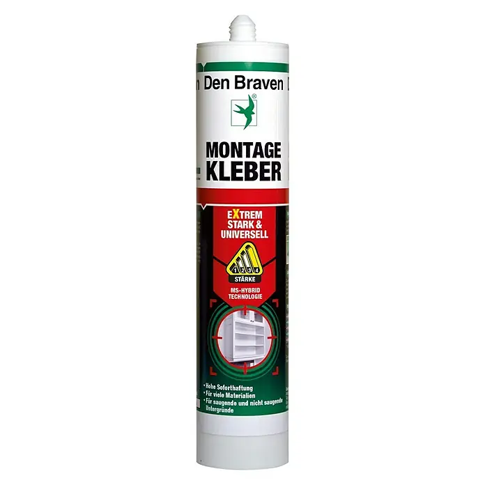 Den Braven Montagekleber Extrem Stark & Universell - 290 ml