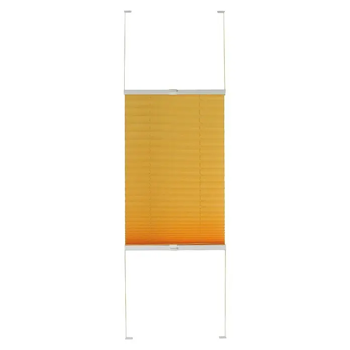 Expo Ambiente Plissee - B x H: 120 x 130 cm, Orange - Detailaufnahme