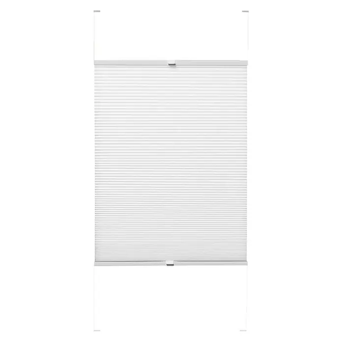 Expo Ambiente Wabenplissee - B x H: 100 x 130 cm, Weiß, Tageslichtdurchlässig - Vorderansicht