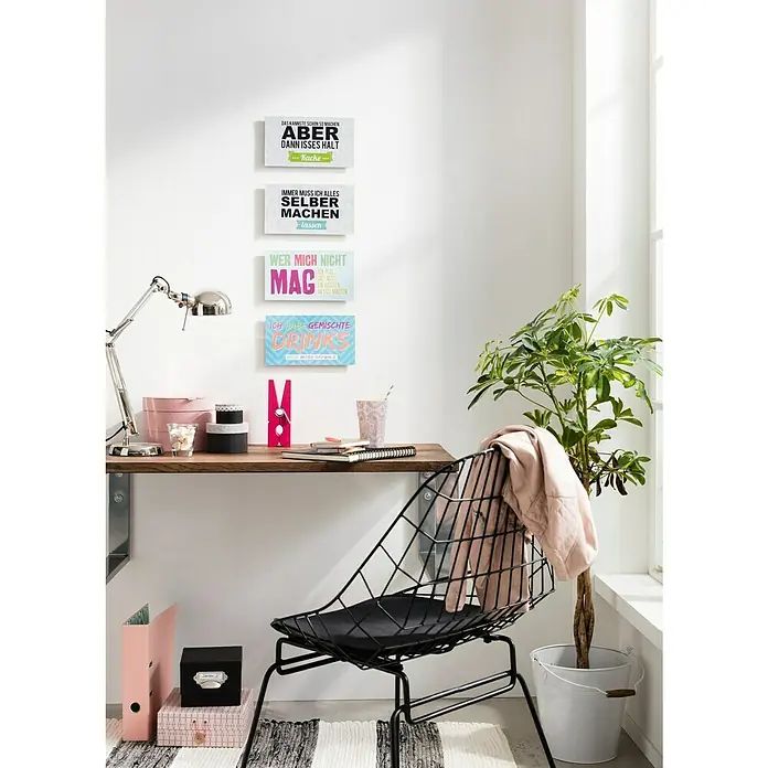ProArt Type Hype Decopanel - Immer muss ich ..., B x H: 30 x 15 cm - Stimmungsaufnahme