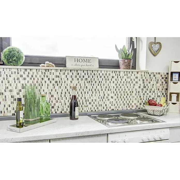 Mosaikfliese MOS M10/VH21 - 30 x 30 cm, Beige, Matt - Stimmungsaufnahme