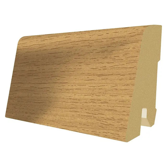 Egger Sockelleiste Eiche Velvet - 2,4 m x 17 mm x 60 mm, Gerade - Rechte Seitenansicht