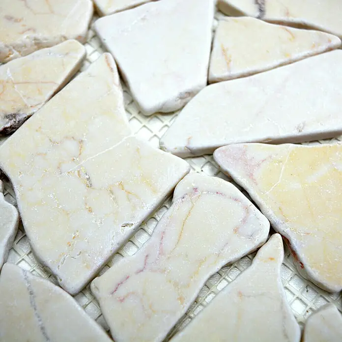 Mosaikfliese Gold Cream CIOT 30/2807 - 30,5 x 30,5 cm, Beige, Matt