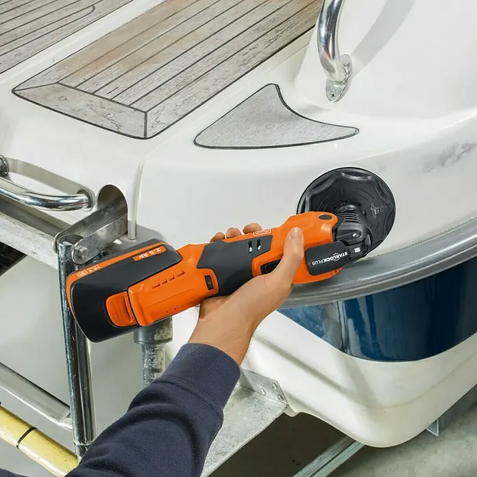 Fein MultiMaster Accu multitool - 18 V, Li-ion, 2,5 Ah, 2 accu's, Oscillatiehoek: ± 1,7°, STARLOCK-Plus-systeem - Vooraanzicht
