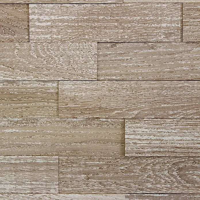 Wodewa Echtholzriemchen Berlin 013 - L x B: 200 x 50 mm, Stärke: 2 mm - 6 mm, Inhalt: 1 m² - Vorderansicht
