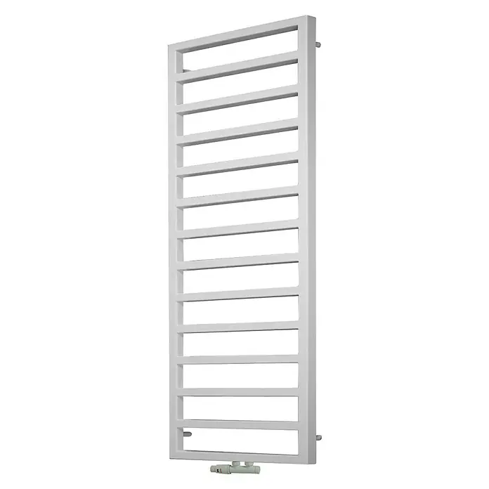 Camargue Designheizkörper Korona - 50 x 159 cm, 447 W, Weiß - Rechte Seitenansicht