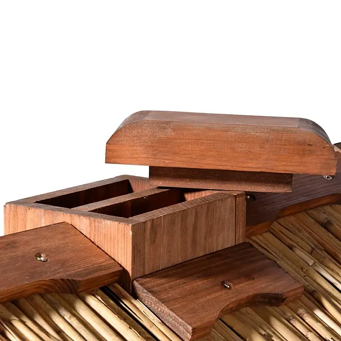 Luxus Vogelhaus Vogelfutterhaus - 54 x 53 x 157,5 cm, Ausstattung: Vogelhausständer - Detailaufnahme