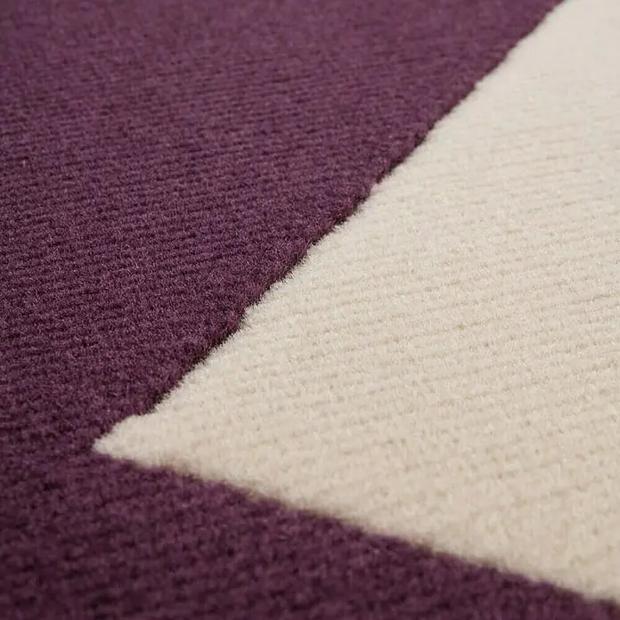 Kayoom Teppich Maroc 2085 - Lila, L x B: 230 x 160 cm, 100 % Polyester - Detailaufnahme