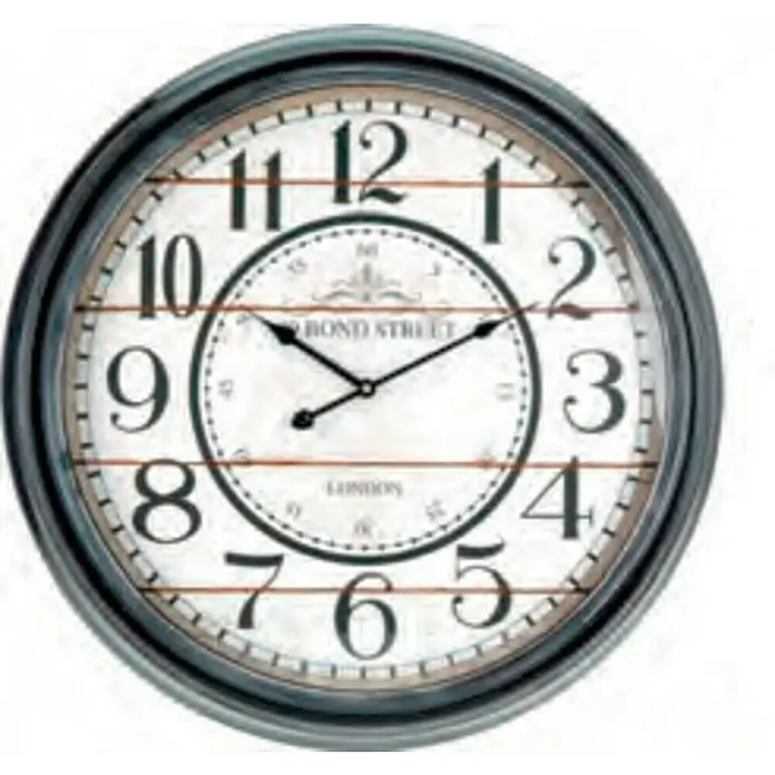 Reloj de pared redondo Bond street surtido - Multicolor, Diámetro: 63 cm