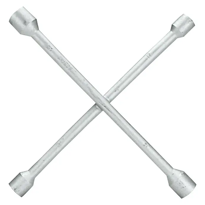 Llave fija de tubo en cruz de acero inoxidable - 17/19 mm
