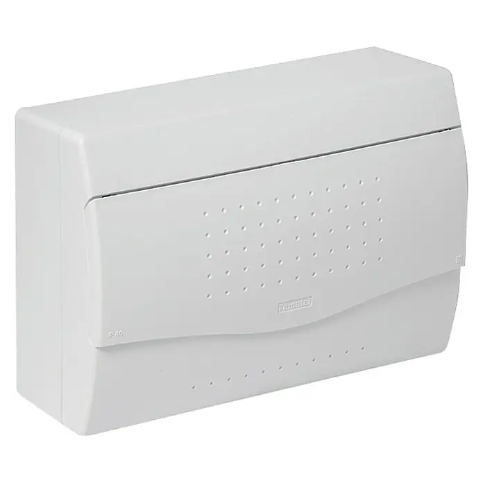Famatel Cuadro eléctrico de superficie 3812 - Número de hileras: 1 ud., Número de módulos: 14 ud.