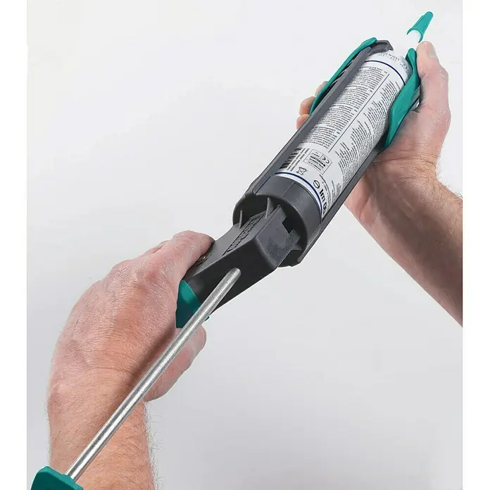 Wolfcraft Pistola de silicona MG 200 ERGO - Apto para: Silicona y cartuchos