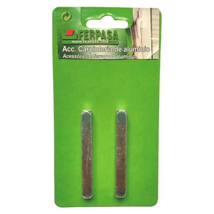Pasador cuadrado centrado - L x An x Al: 69 x 8 x 8 mm