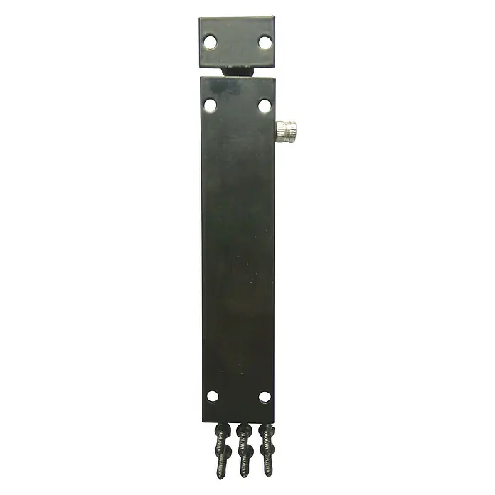 Cerrojo - Largo: 150 mm, Aluminio, Negro
