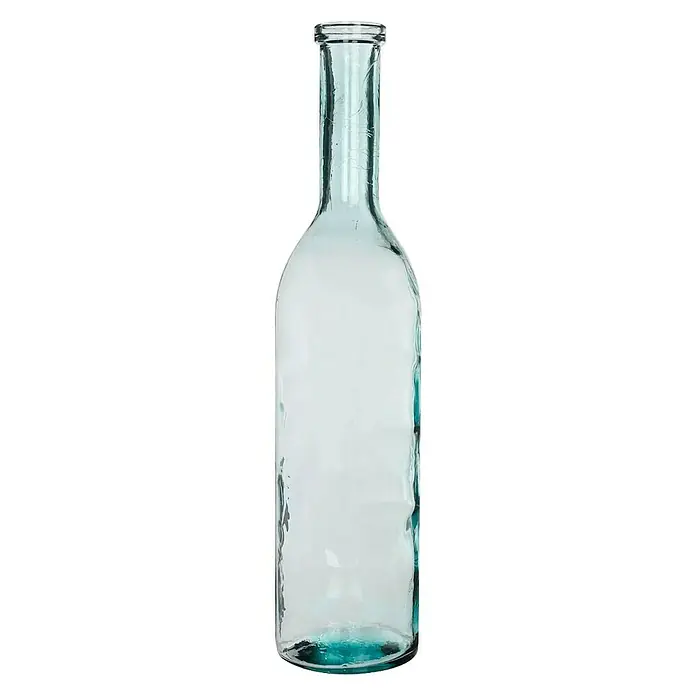 Jarrón de vidrio redondo Rioja - Ø x Al: 15 x 50 cm, Transparente