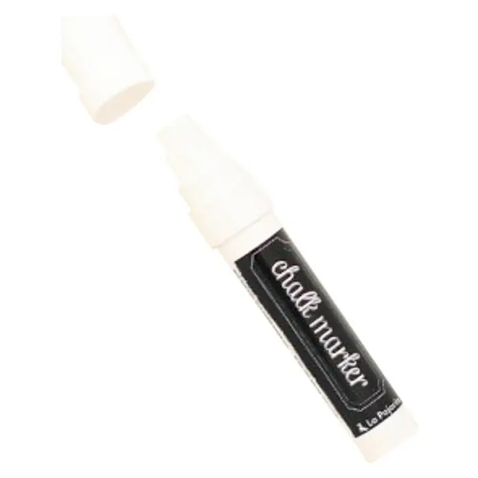 La Pajarita Marcador de tiza Chalk Marker - 25 ml, Blanco