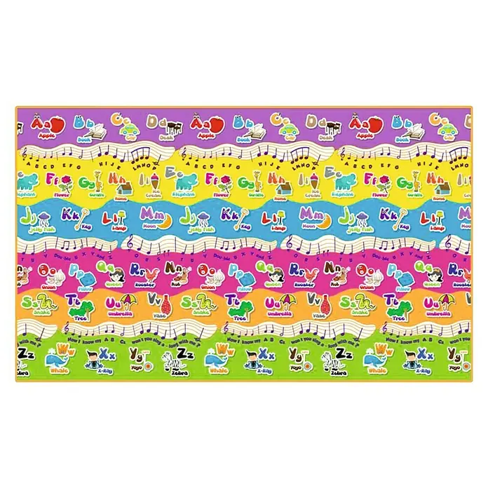 Alfombra infantil Educaplay - Multicolor, 120 x 100 cm, EVA y polietileno