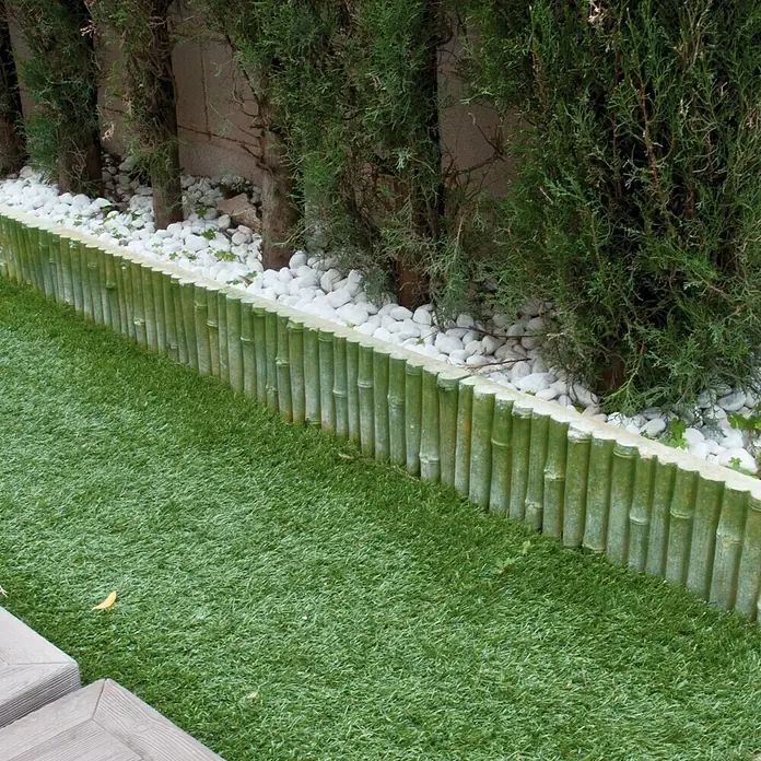 Bordillo Cañas - 50 x 24 x 4 cm, Verde, Hormigón
