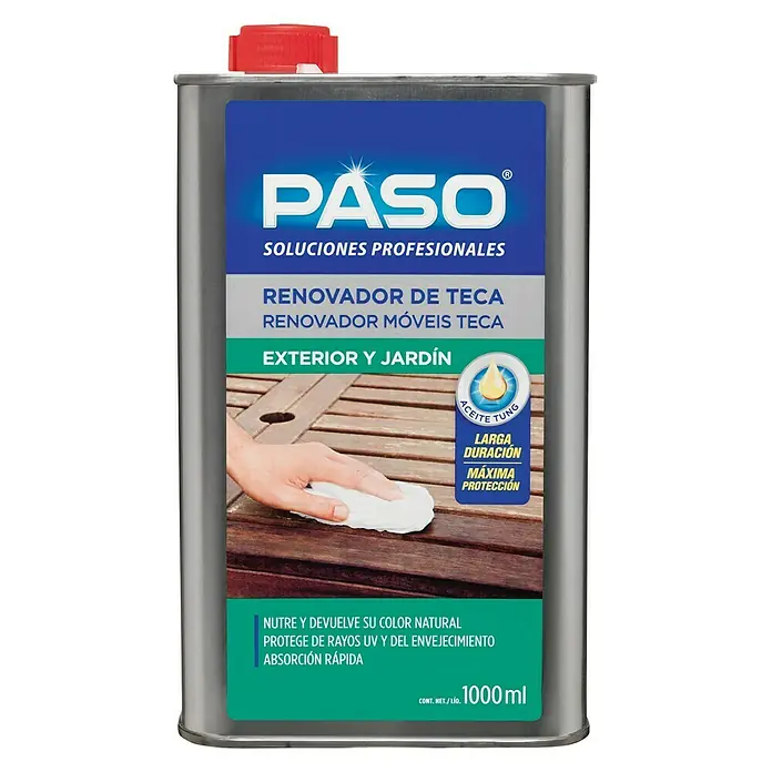 Paso Limpiador de teca Madera dura - 1 l