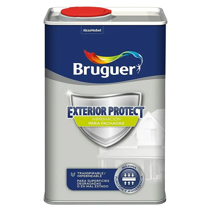 Bruguer Imprimación Exterior Protect - Incoloro, 750 ml