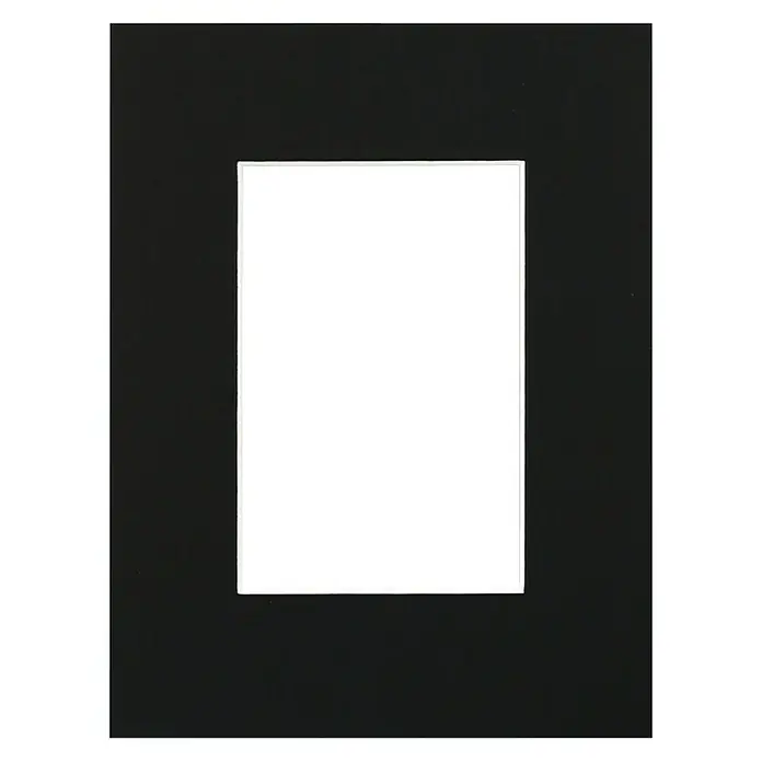 Nielsen Paspartu White Core - Crne boje, D x Š: 18 x 24 cm, Format slike: 10 x 15 cm - Pogled sprijeda