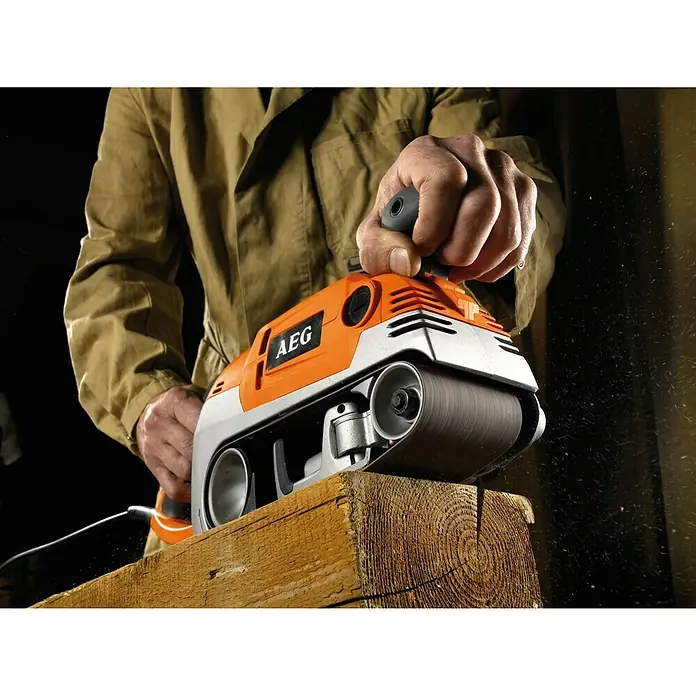 AEG Powertools Bandschleifer HBS 1000 E - 240 m/min - 450 m/min - Vorderansicht