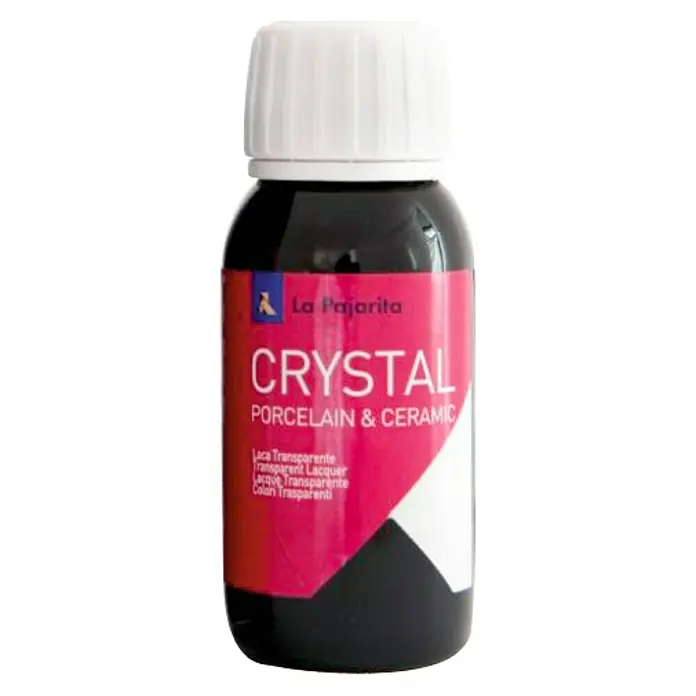 La Pajarita Laca para efectos decorativos Crystal - Rojo, 50 ml, Brillante - Vista superior