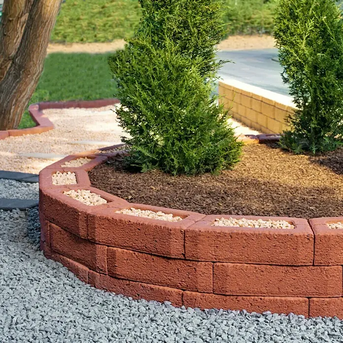 Betonski element za ogradu Antik - Toskana, 40/33 x 20 x 10 cm, Beton