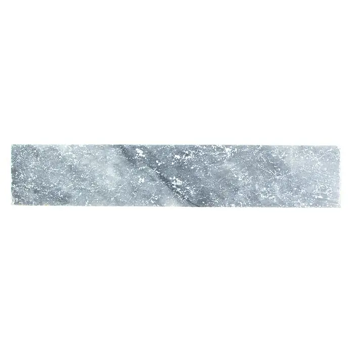 Sockelfliese Bardiglio SO 40470 - 7 x 40,6 cm, Grau, Matt - Ansicht von oben