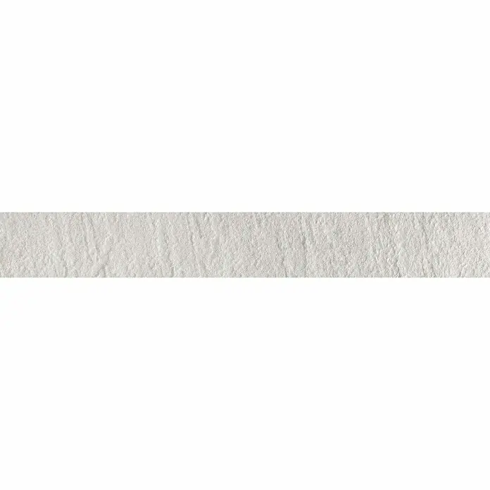 Art-Tec by Palazzo Sockelfliese Rustik - 7 x 60 cm, Offwhite, Matt, Strukturiert - Vorderansicht