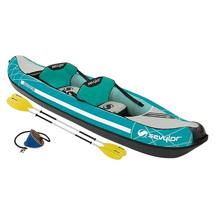 Sevylor Kajak Madison Kit - 327 x 93 cm, Nutzlast: 200 kg, Geeignet für: 2 Personen - Vorderansicht