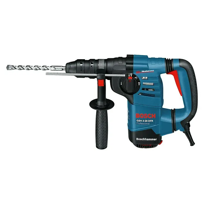 Bosch Professional Udarna bušilica GBH 3-28 DFR - 800 W, Jačina pojedinog udarca: 3,1 J, Broj udaraca: 0 okr/min - 4.000 okr/min - Pogled s lijeve strane