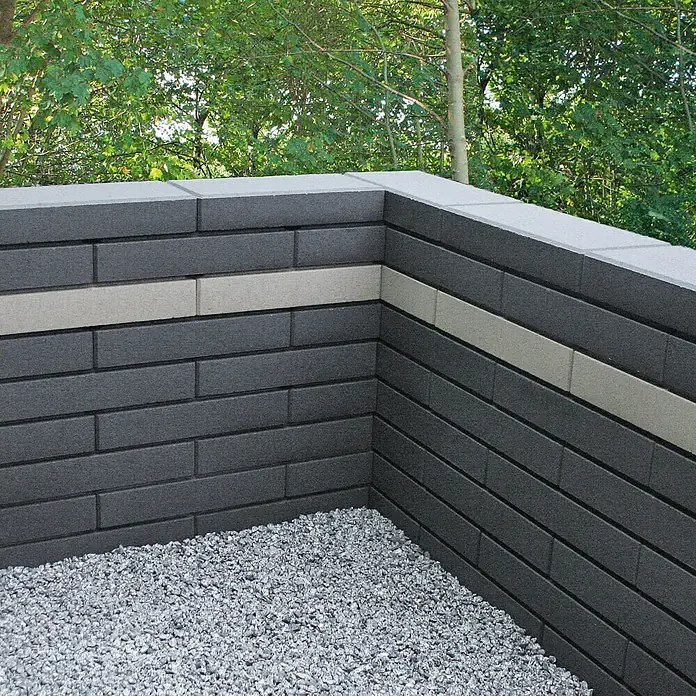 Betonski element za ogradu C-Line - Sive boje, 50 x 25 x 10 cm, Beton