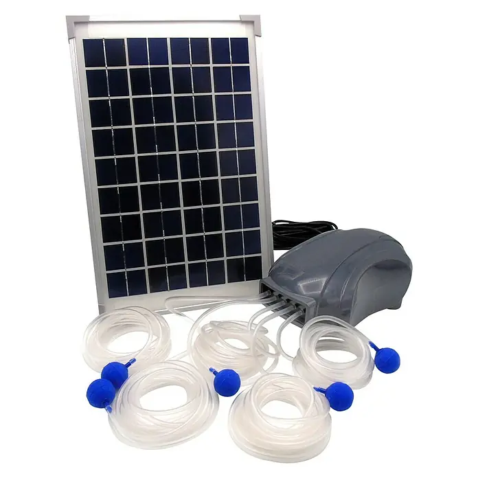 Ubbink Solar-Teichlüfter Airsolar 600 - 10 W, Teichgröße: 5 m³ - Ansicht von oben