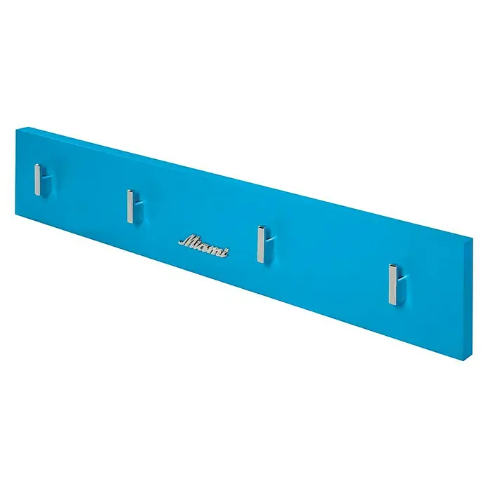 Phönix Miami Garderobenpaneel - L x B x H: 2,2 x 80 x 14 cm, Blau - Rechte Seitenansicht
