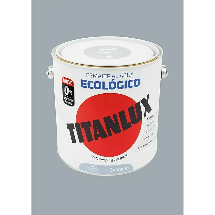 Titanlux Esmalte de color Eco - Gris perla, 2,5 l, Satinado