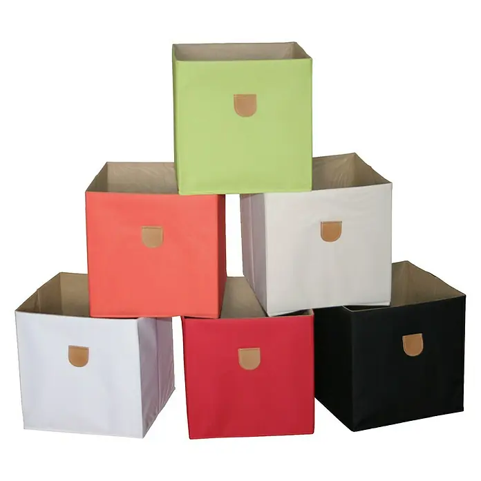 Phönix Aufbewahrungsbox Stor It - L x B x H: 34 x 34 x 34 cm, Polyester-Canvas, Orange