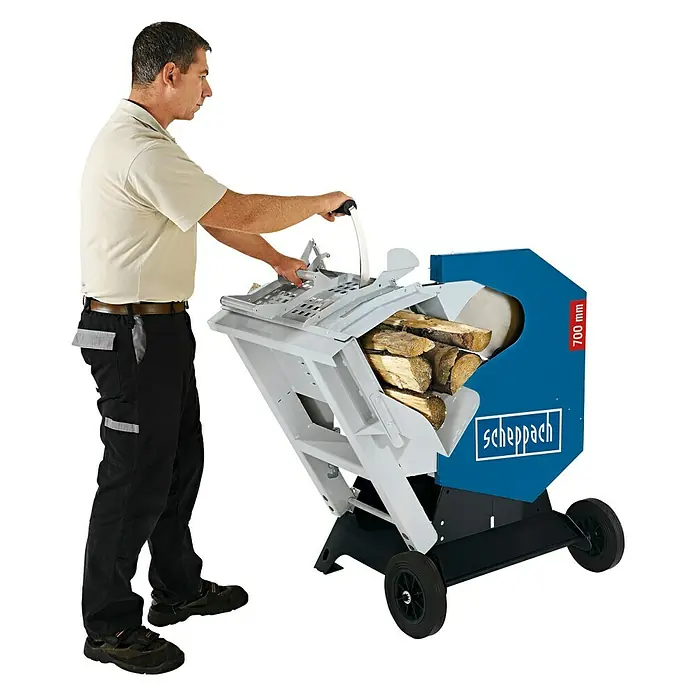 Scheppach Wippkreissäge WOX D700SL - 5.200 W, Durchmesser Sägeblatt: 700 mm, 400 V - Anwendungsbeispiel