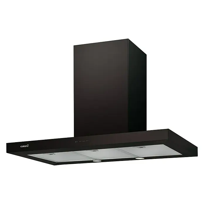 Cata Campana de pared Sygma - Ancho: 90 cm, Potencia de aire máx.: 790 m³/h, Negro