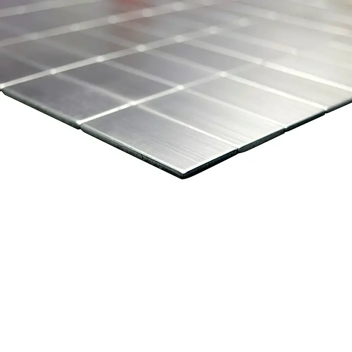 Selbstklebemosaik SAM 4MM50 - 30,5 x 30,5 cm, Metall, Silber - Detailaufnahme