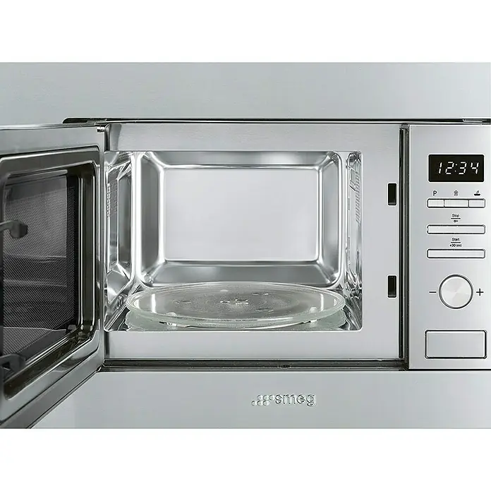 Smeg Microondas empotrado integrado FMI020X - 1.250 W, 20 l