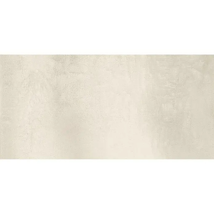 Feinsteinzeugfliese Beton White - 30 x 60 cm, Weiß, Glasiert - Ansicht von oben