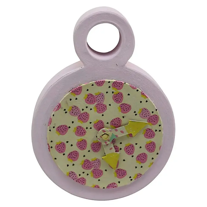 Décopatch Pieza decorativa Reloj - 1 ud., Cartón, 3 x 20,5 cm