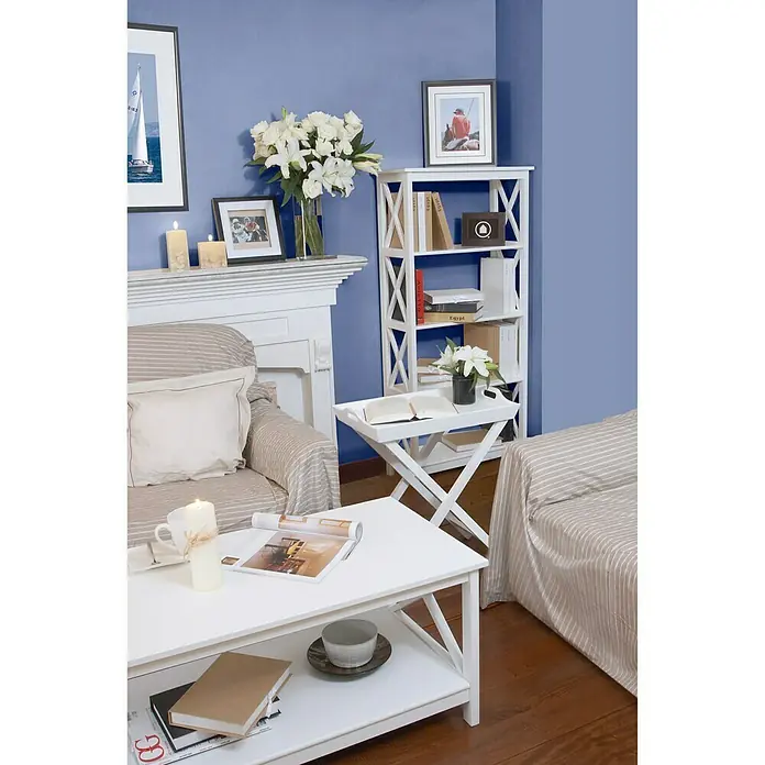 Phönix Couchtisch Country - L x B x H: 50 x 100 x 45 cm, Weiß - Stimmungsaufnahme