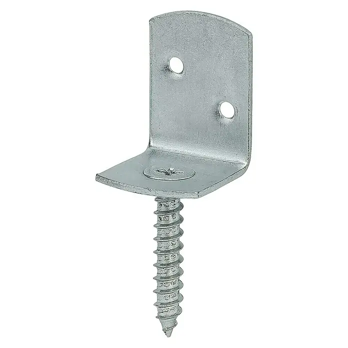 Okov za ogradu - 30 x 28 x 38 mm, Čelik, 20 Kom. - Pogled sprijeda