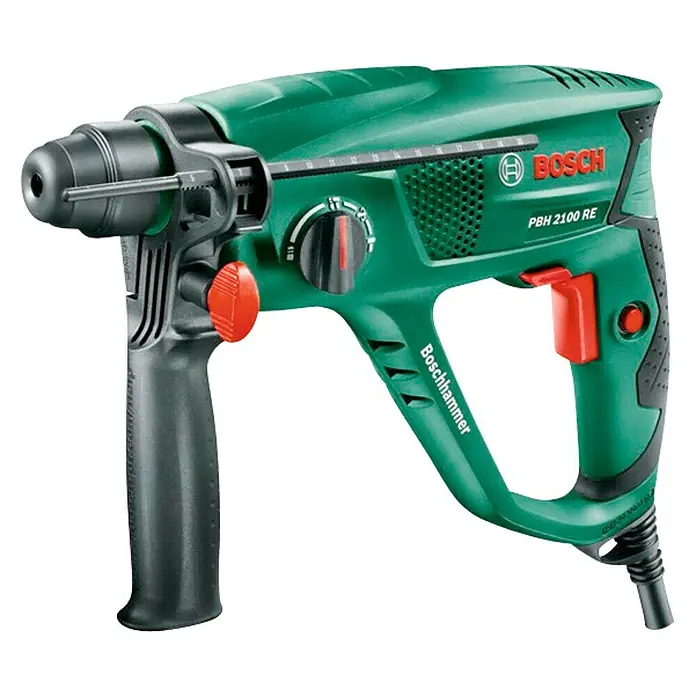 Bosch Universal Martillo perforador PBH 2100 RE - Energía de percusión: 1,7 J, Número de impactos: 0 /min - 5.800 /min